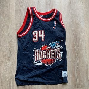 Vintage Houston Rockets Hakeem Olajuwon Champion Jersey
